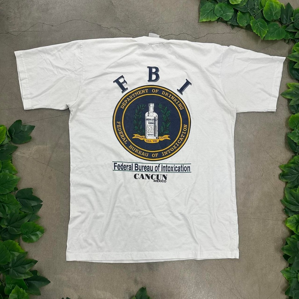FBI Federal Bureau of Intoxication Cancun Mexico Graphic T-Shirt